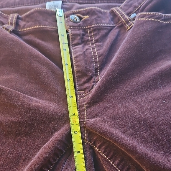 CAbi Women's Velveteen Rich Brown Bootcut Jeans - Picture 6 of 8